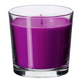 Haonai hot sale eco-friendly glass canlde holder glass candle cup with customized logo